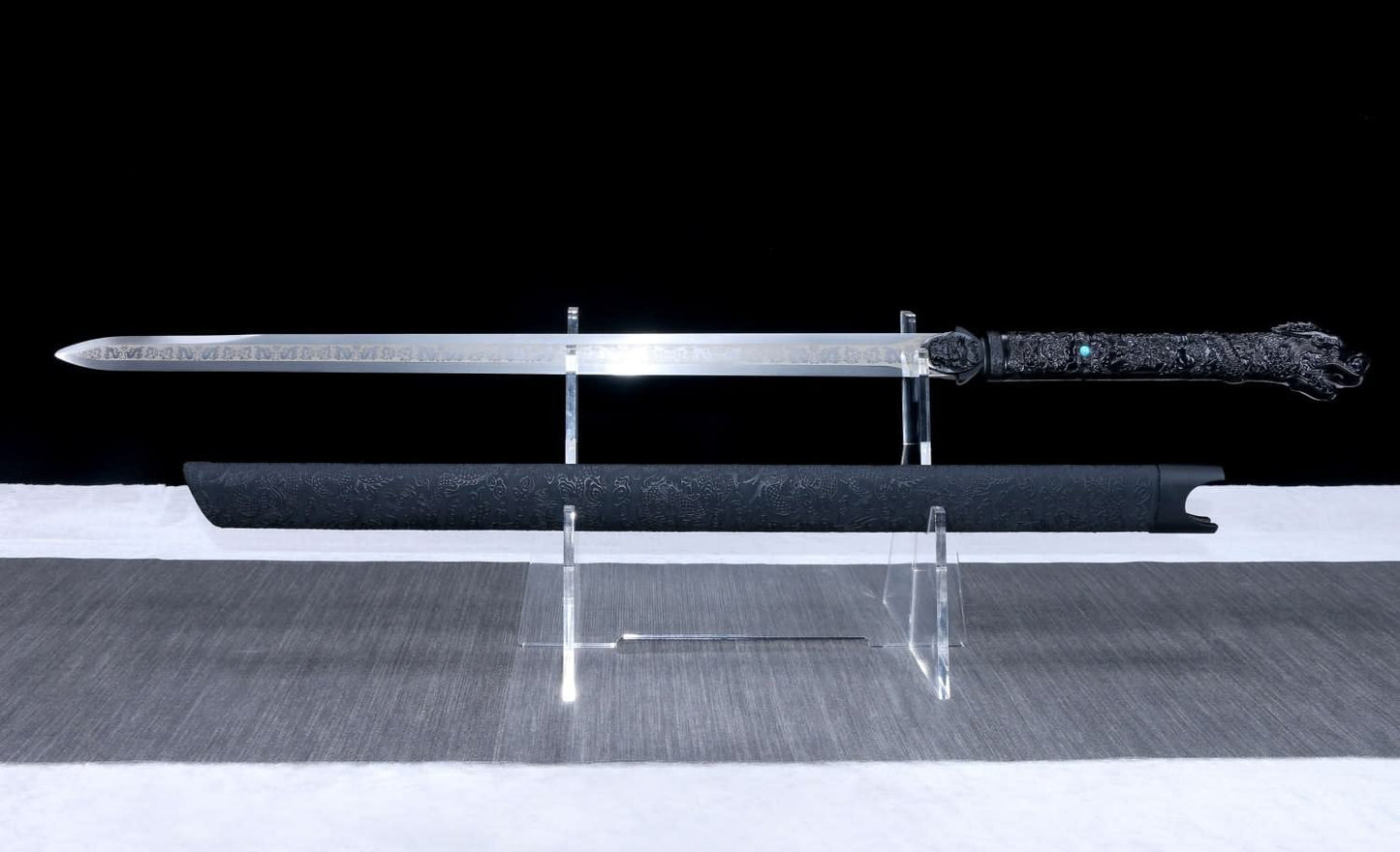 Dragon jian,Forged High Manganese Steel Blade,Alloy Fittings,chinese swords,LOONGSWORD