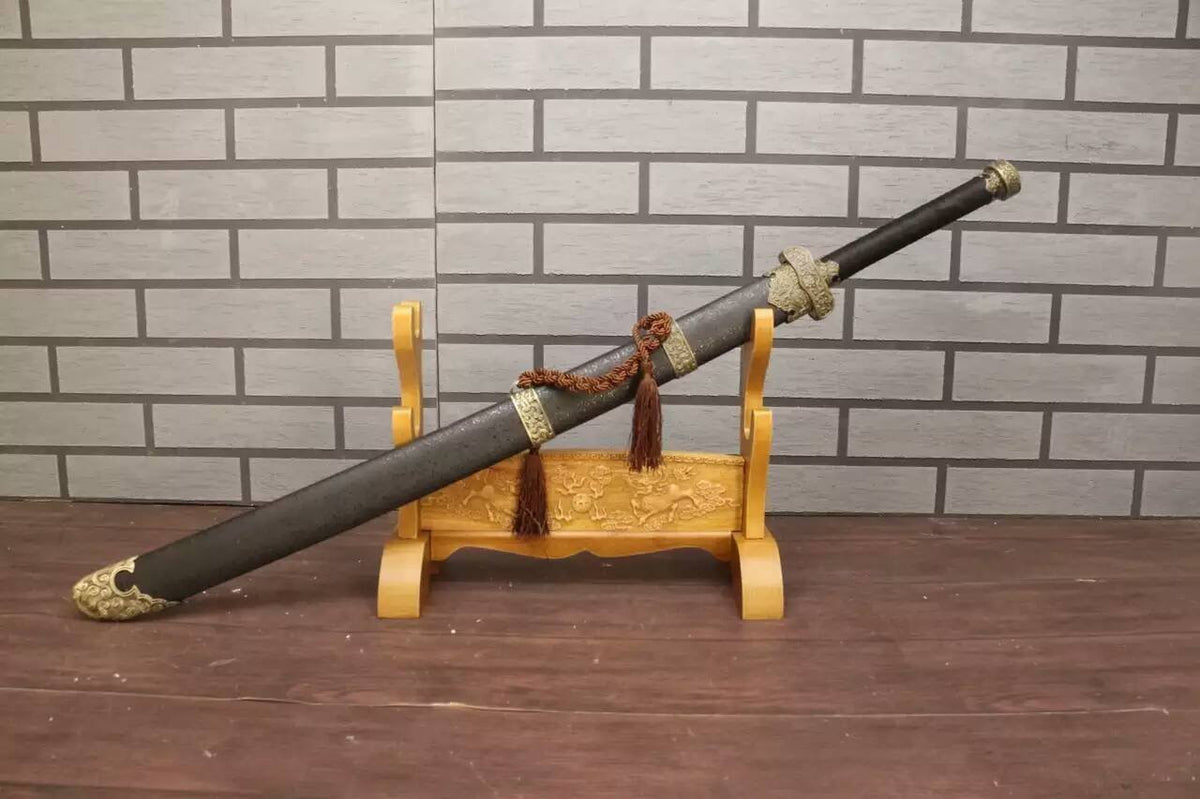 Broadsword,da dao/High carbon steel blade/Wood scabbard/Alloy fitting - Chinese sword shop