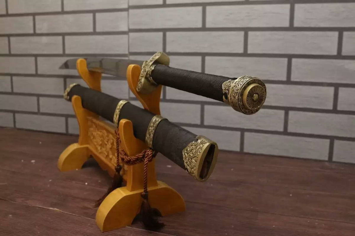 Broadsword,da dao/High carbon steel blade/Wood scabbard/Alloy fitting - Chinese sword shop