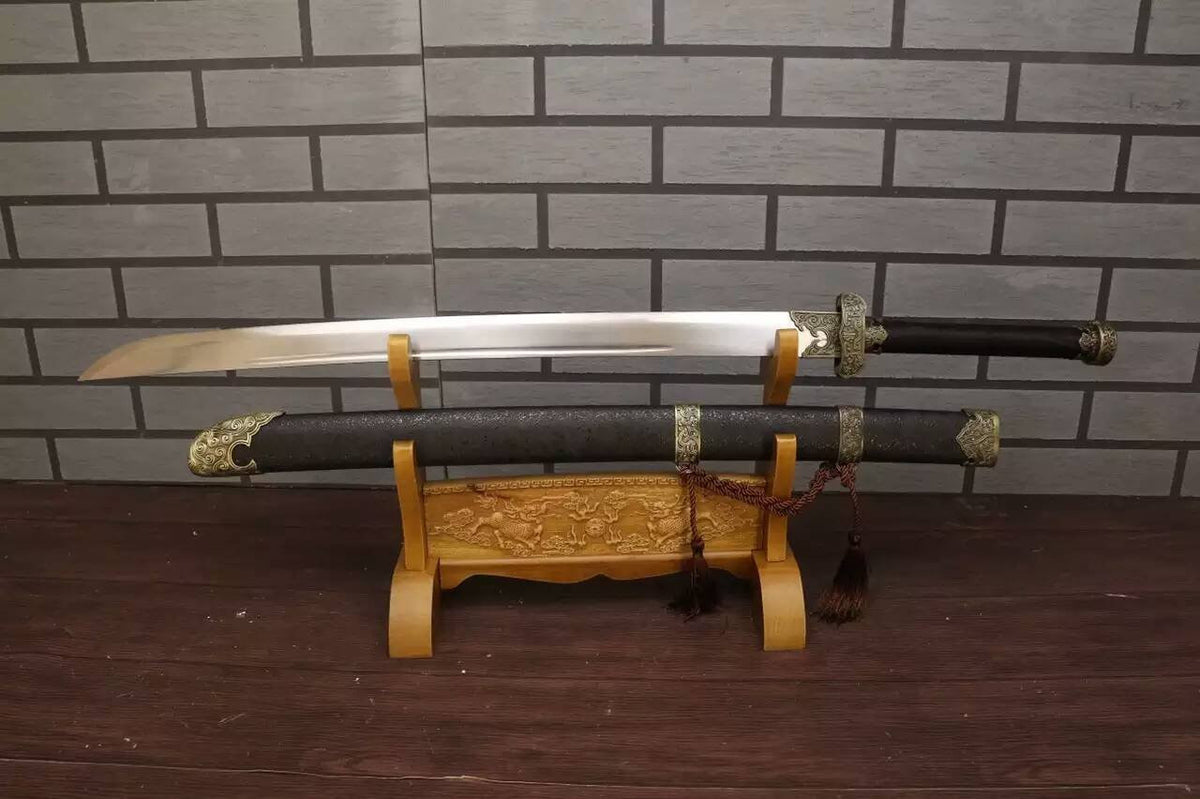 Broadsword,da dao/High carbon steel blade/Wood scabbard/Alloy fitting - Chinese sword shop