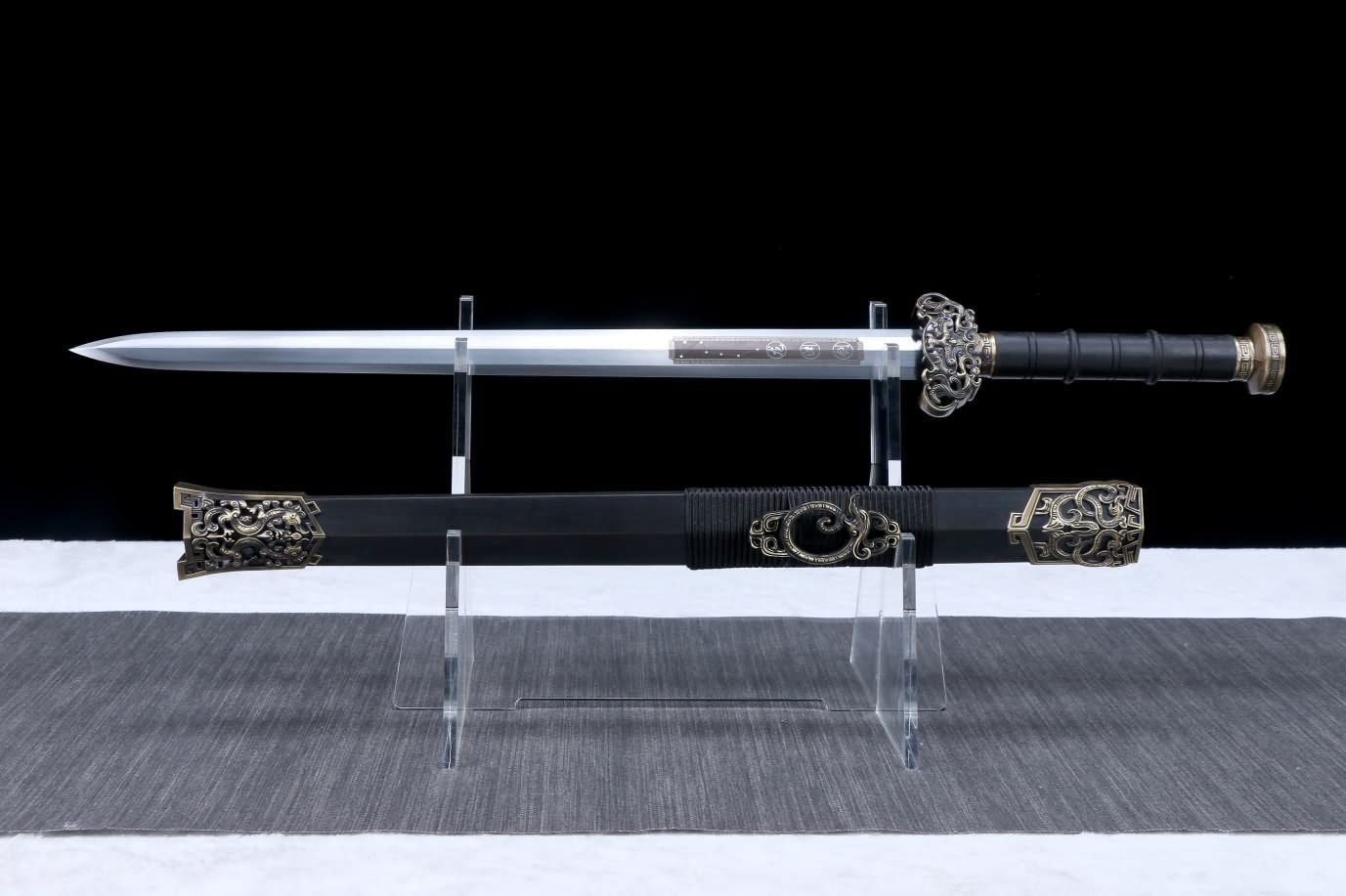Seven Star Longquan Sword,Battle Ready,High Carbon steel blade,Alloy Fittings,chinese swords