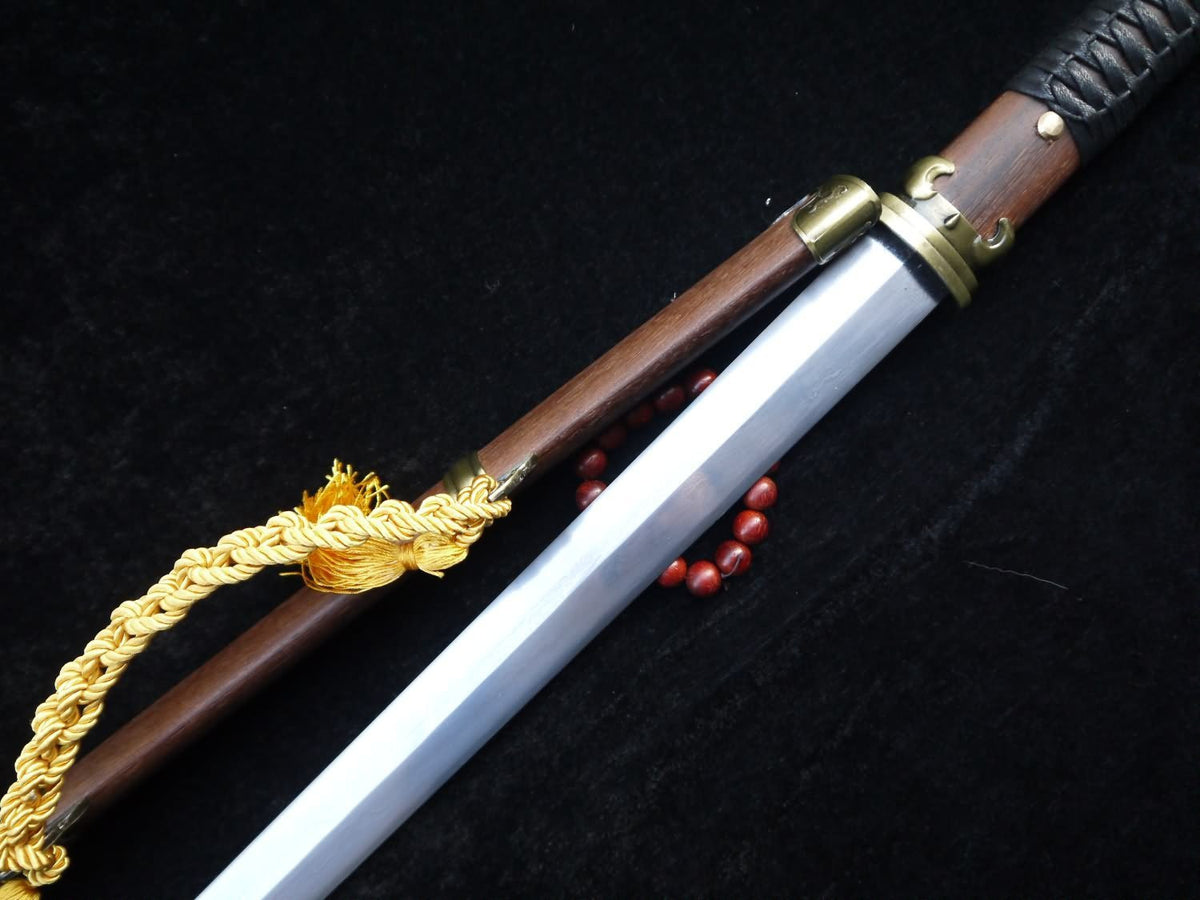 Pei Dong sword/Damascus steel blade/Rosewood scabbard/Length 41" - Chinese sword shop
