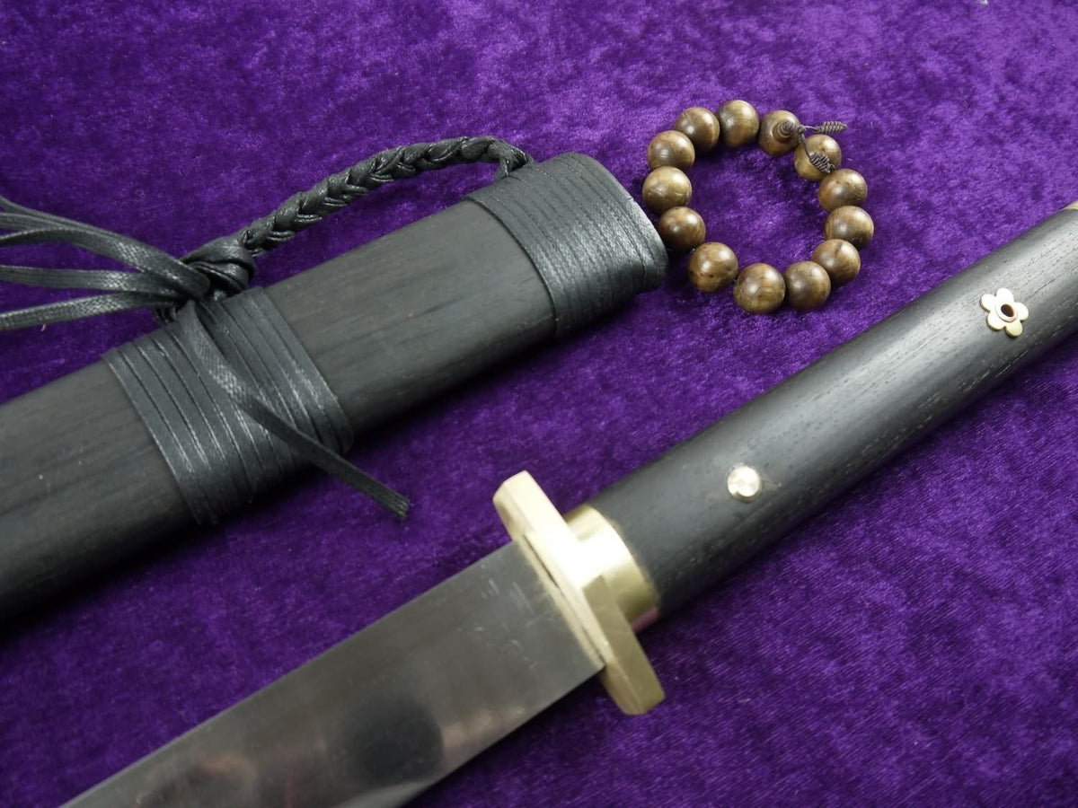 Guard Sabre,High carbon steel Cover burning blade,Ebony scabbard - Chinese sword shop