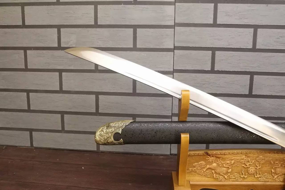 Broadsword,da dao/High carbon steel blade/Wood scabbard/Alloy fitting - Chinese sword shop