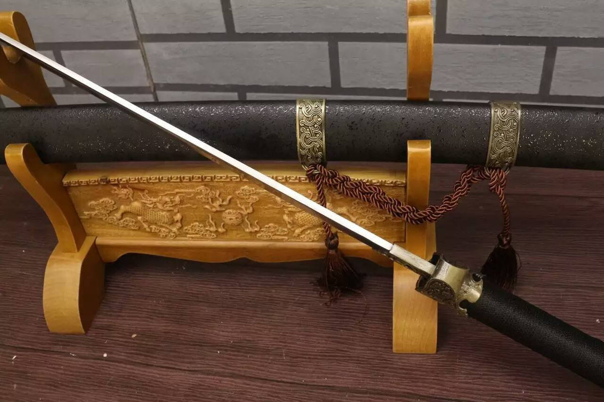 Broadsword,da dao/High carbon steel blade/Wood scabbard/Alloy fitting - Chinese sword shop