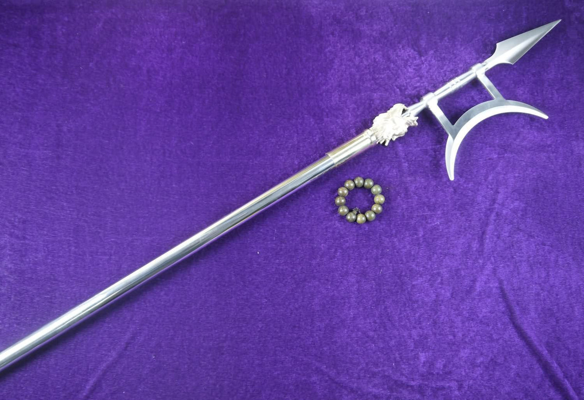 Halberd/Stainless steel hand-made/Chinese martial arts/Kung fu - Chinese sword shop