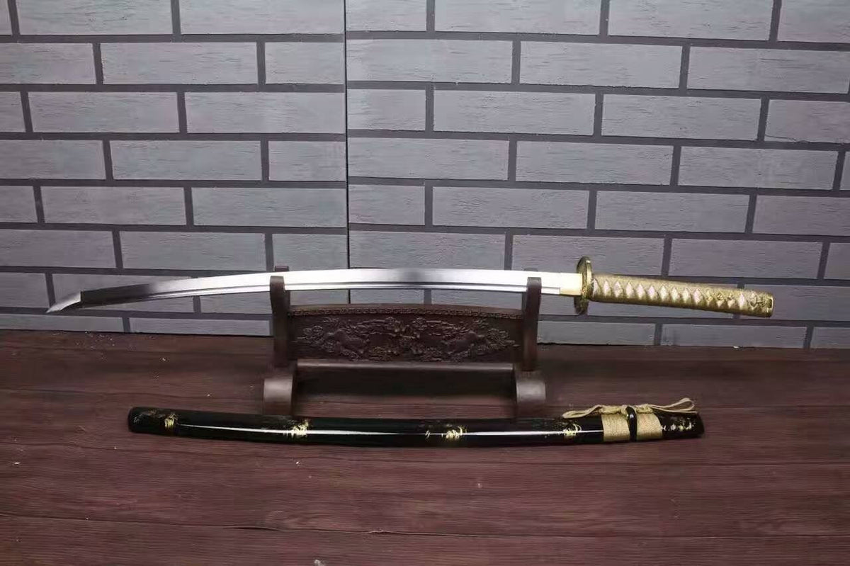 Katana uchigatana/High carbon steel blade/Wood paint scabbard/Alloy fittings - Chinese sword shop