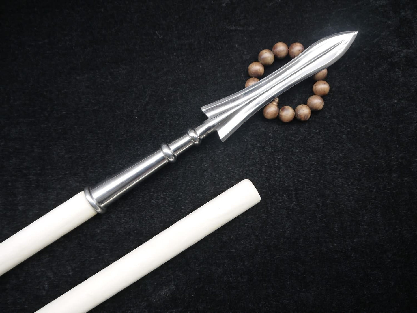 Tai chi Spear/spears Stainless steel/Wax rod/Chinese martial arts equipment - Chinese sword shop