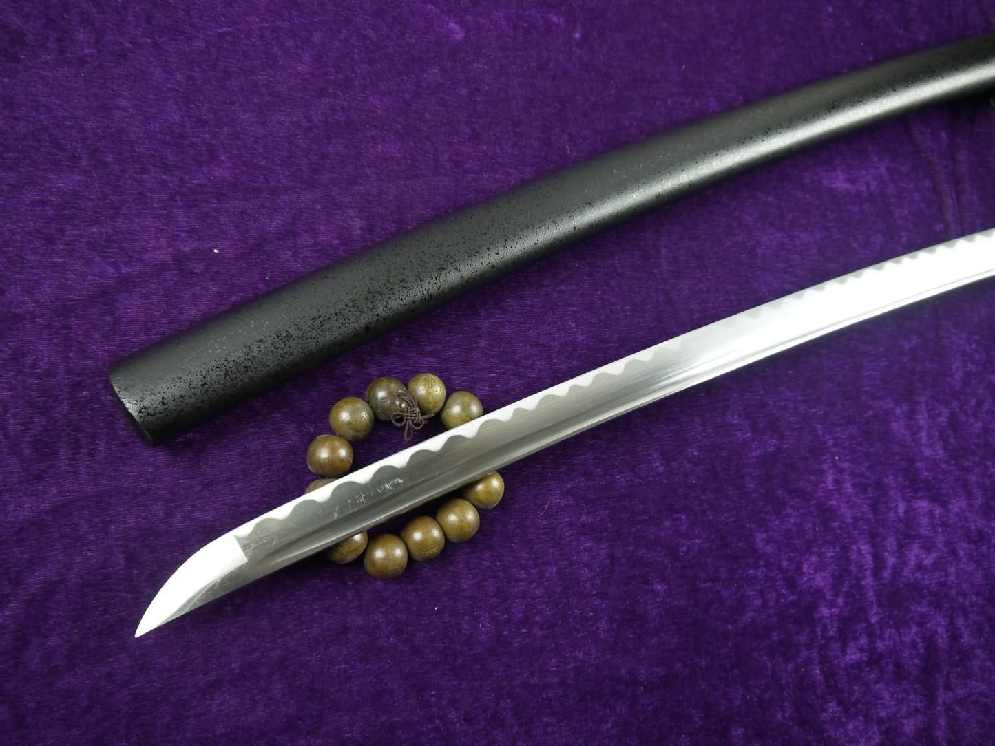 katana(Medium carbon steel Blade,Solid wood scabbard,Alloy production)Overall Length 39" - Chinese sword shop