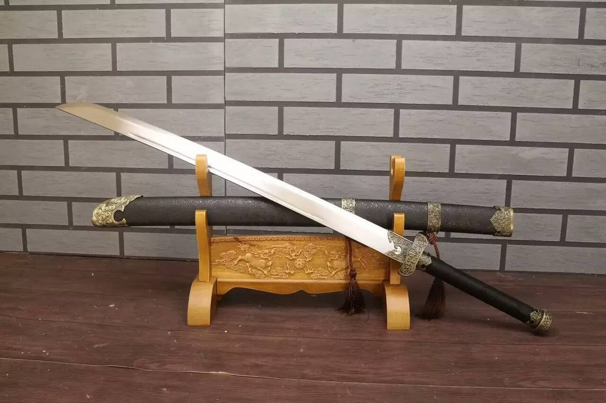 Broadsword,da dao/High carbon steel blade/Wood scabbard/Alloy fitting - Chinese sword shop