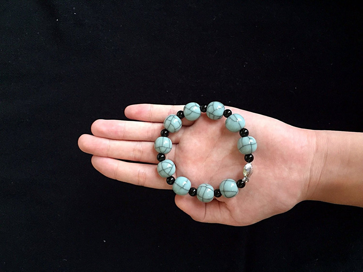 Longquan celadon Ge kiln/Celadon bracelet-Swarovski - Chinese sword shop