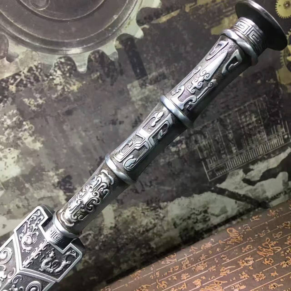 Han sword/High carbon steel eight surface blade/Rosewood/Alloy handle - Chinese sword shop