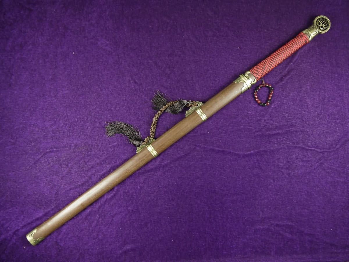 Han jian/Pei Dong jian/Damascus steel blade/Rosewood scabbard - Chinese sword shop