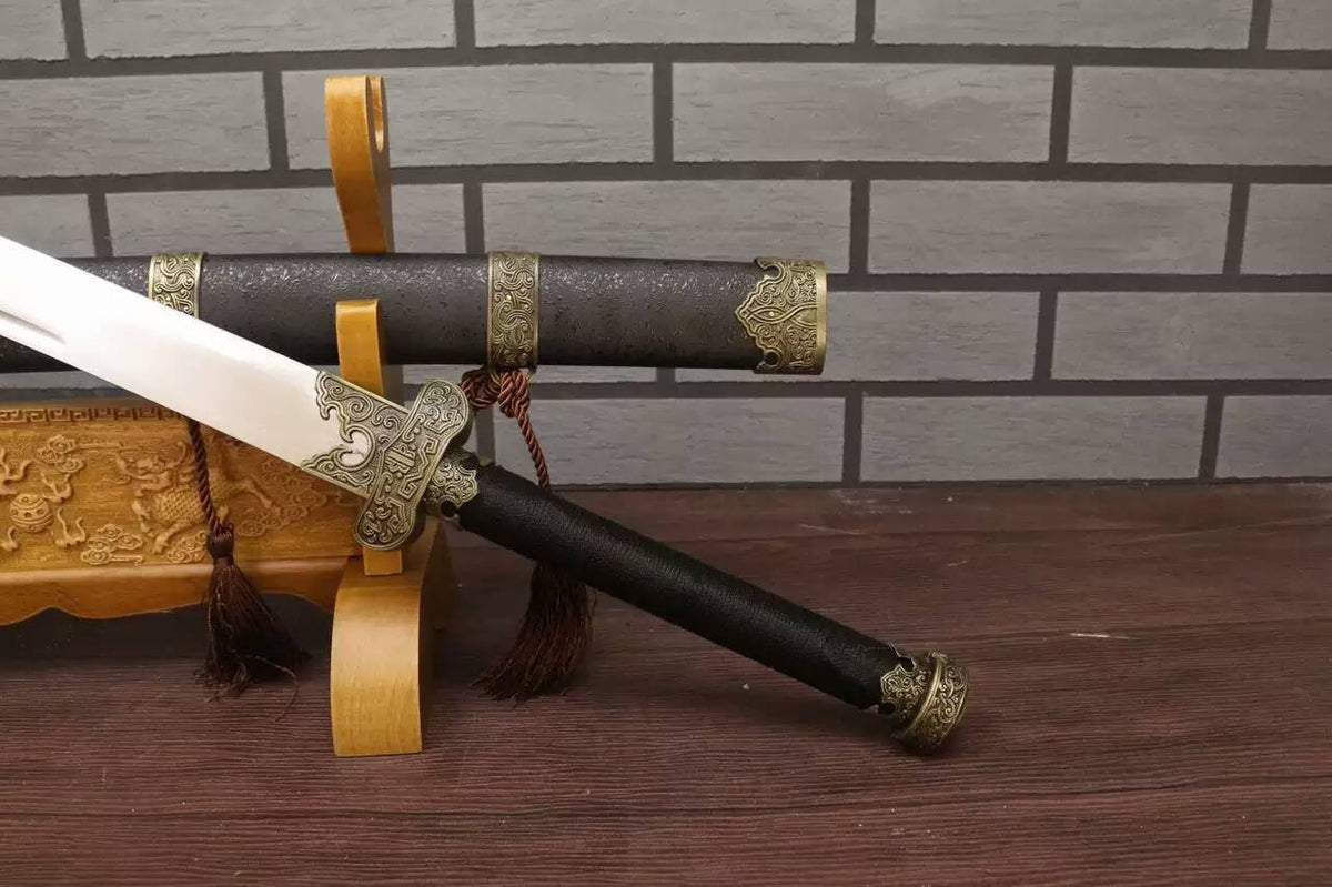 Broadsword,da dao/High carbon steel blade/Wood scabbard/Alloy fitting - Chinese sword shop