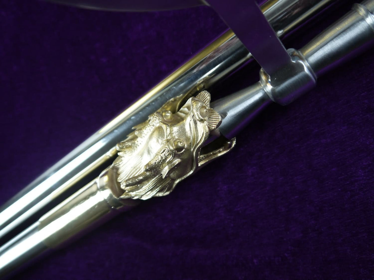 Halberd/Stainless steel hand-made/Chinese martial arts/Kung fu - Chinese sword shop
