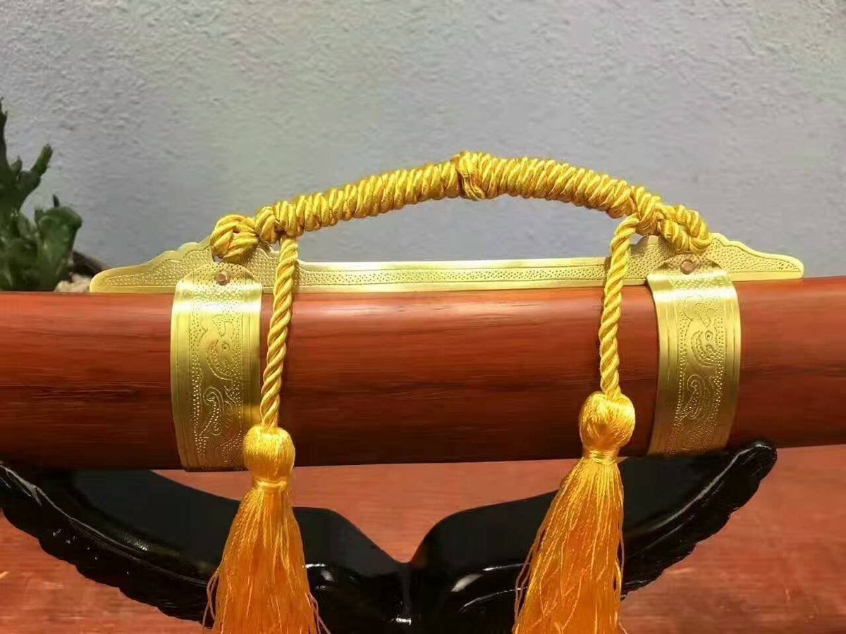 Broadsword/T10 high-carbon steel blade/Brass fittings - Chinese sword shop