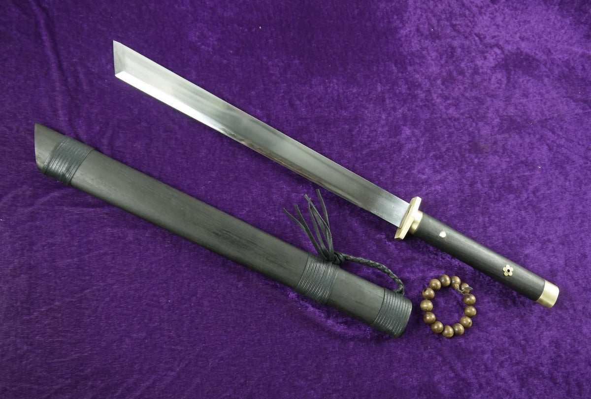 Guard Sabre,High carbon steel Cover burning blade,Ebony scabbard - Chinese sword shop
