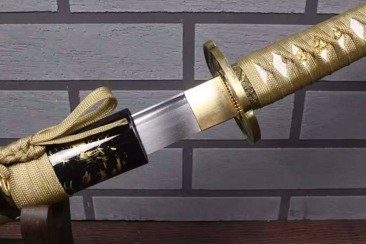 Katana uchigatana/High carbon steel blade/Wood paint scabbard/Alloy fittings - Chinese sword shop