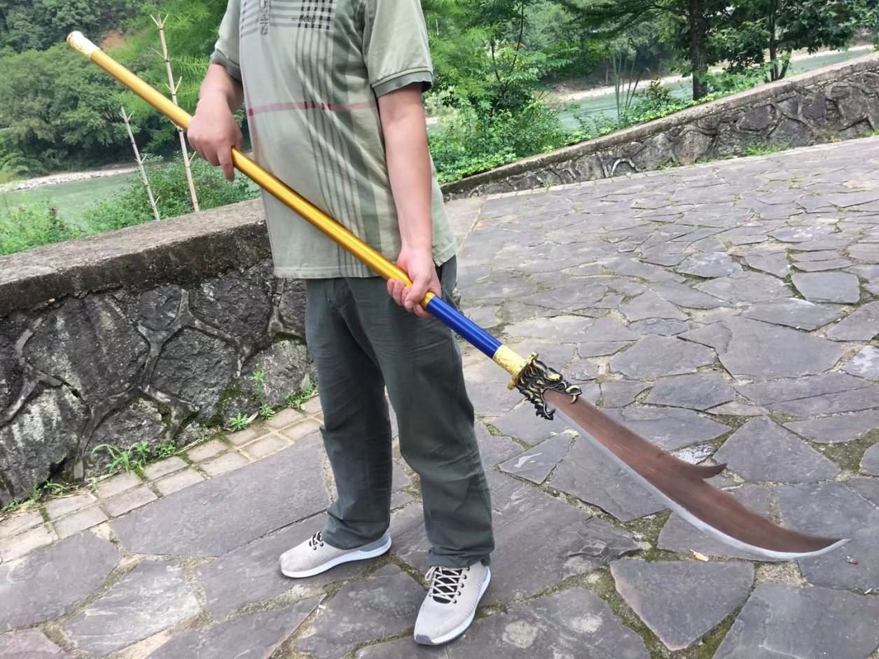 Martial Arts Guan Gong,Kwan Dao,War Sword,High Carbon Steel Blade,kung fu