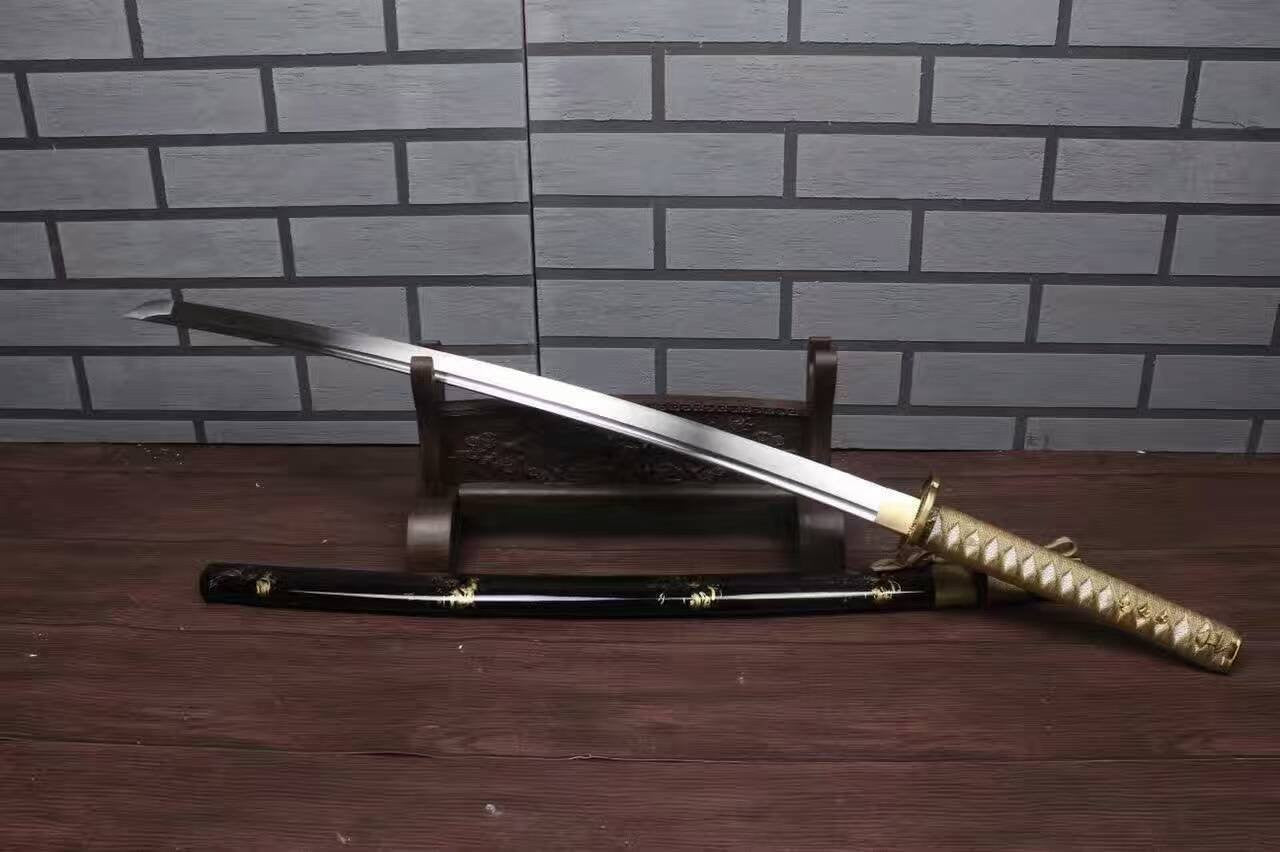Katana uchigatana/High carbon steel blade/Wood paint scabbard/Alloy fittings - Chinese sword shop