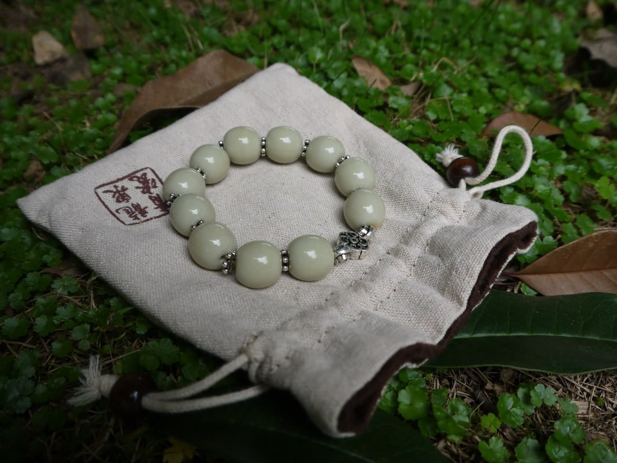 Longquan celadon Di Kiln/Celadon bracelet/Chain/Swarovski no.628 - Chinese sword shop