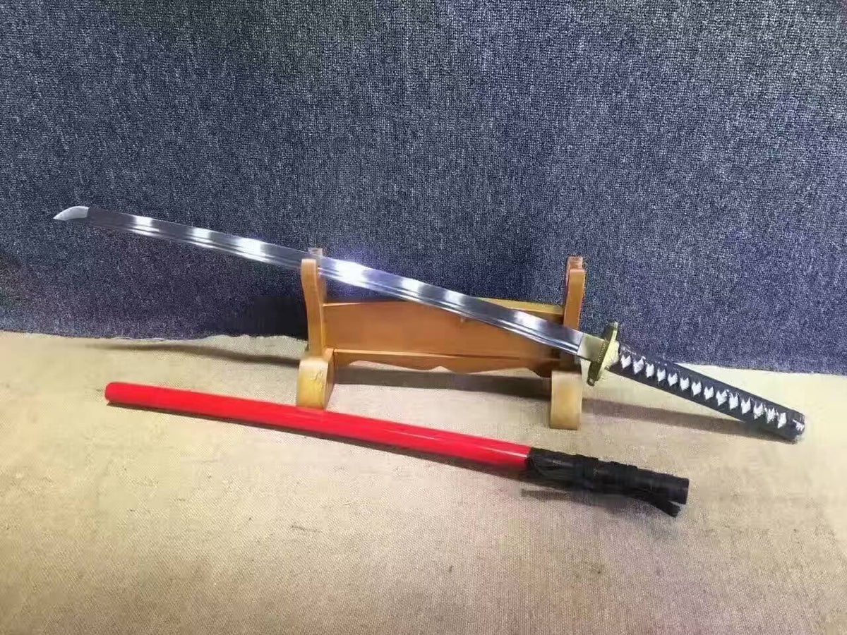 uchigatana,High carbon steel double groove blade,Wood scabbard,Alloy fittings - Chinese sword shop