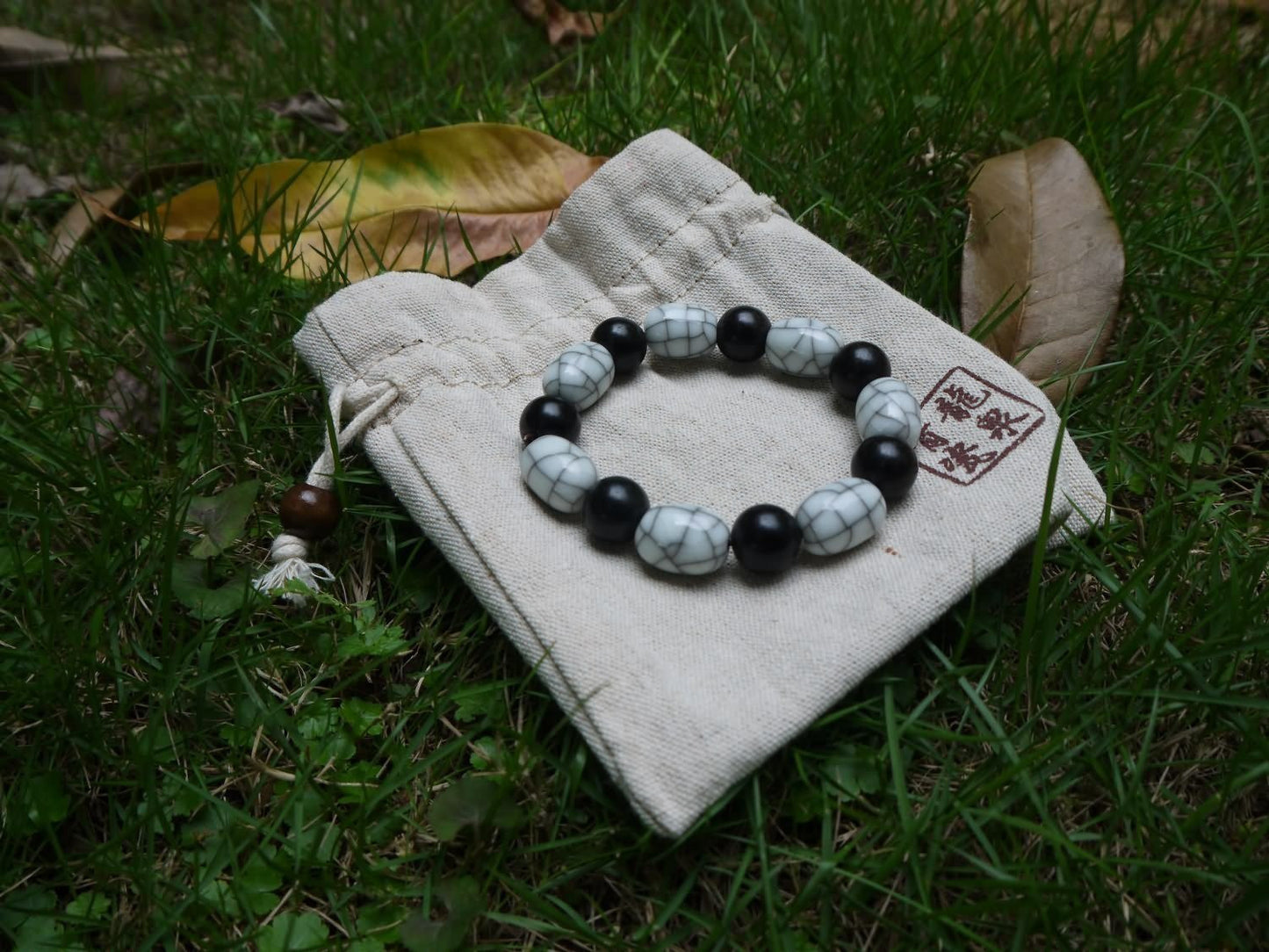 Necklace/China longquan Ge Kiln Celadon Bracelets/World Intangible Cultural Heritage - Chinese sword shop