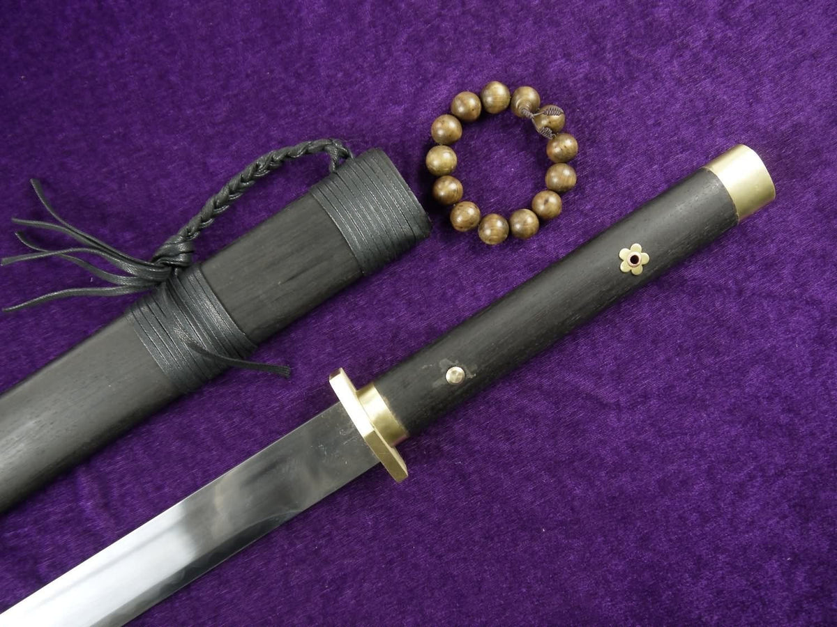 Guard Sabre,High carbon steel Cover burning blade,Ebony scabbard - Chinese sword shop