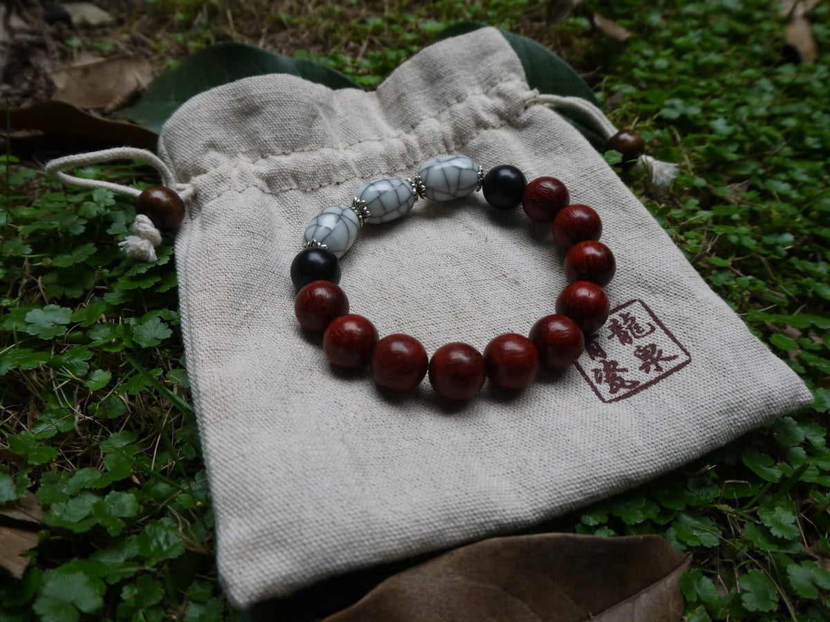 Porcelain Bracelet/Ge Kiln Celadon/World Intangible Cultural Heritage/Three celadon beads/NO.9 - Chinese sword shop