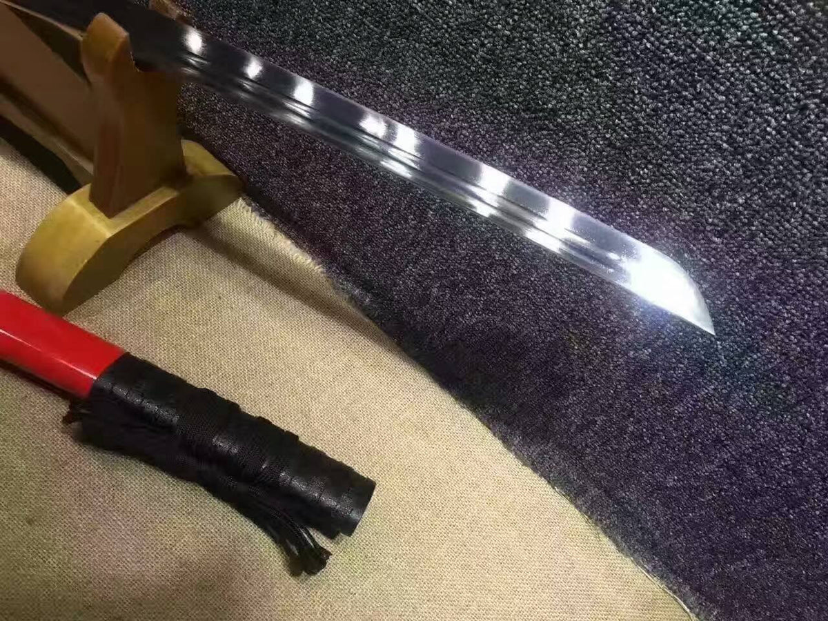 uchigatana,High carbon steel double groove blade,Wood scabbard,Alloy fittings - Chinese sword shop