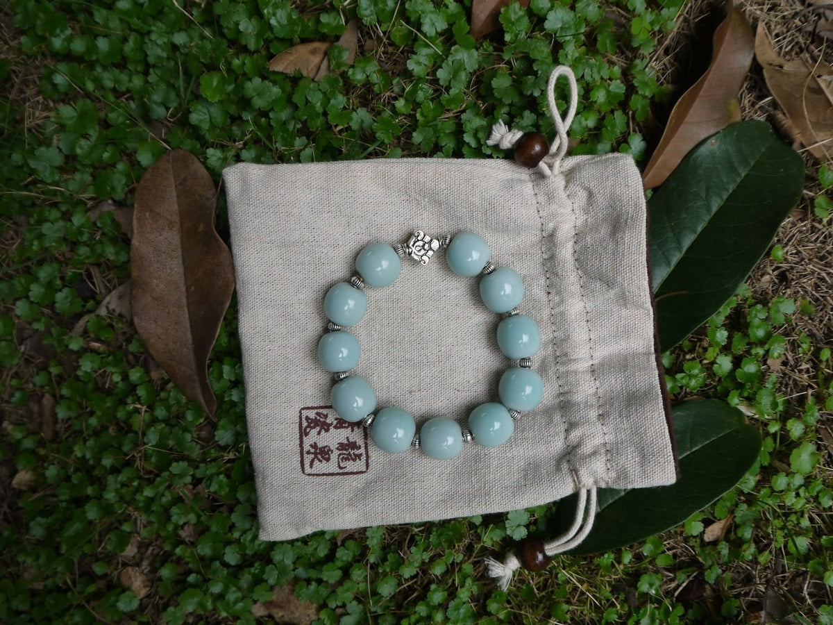 Longquan celadon Di Kiln/Celadon bracelet/Swarovski no.629 - Chinese sword shop