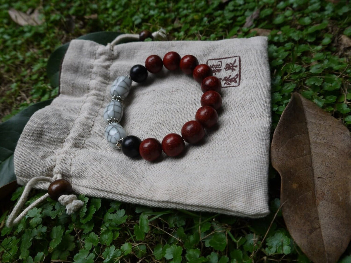 Porcelain Bracelet/Ge Kiln Celadon/World Intangible Cultural Heritage/Three celadon beads/NO.9 - Chinese sword shop