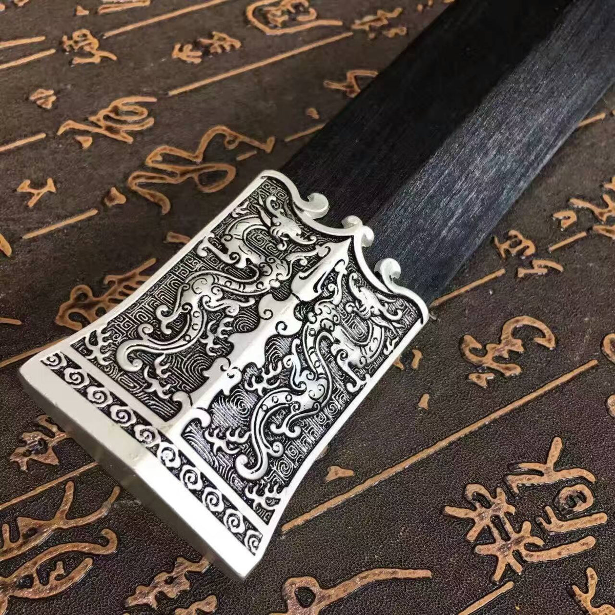 Han sword/High carbon steel eight surface blade/ Alloy fittings/Length 39" - Chinese sword shop