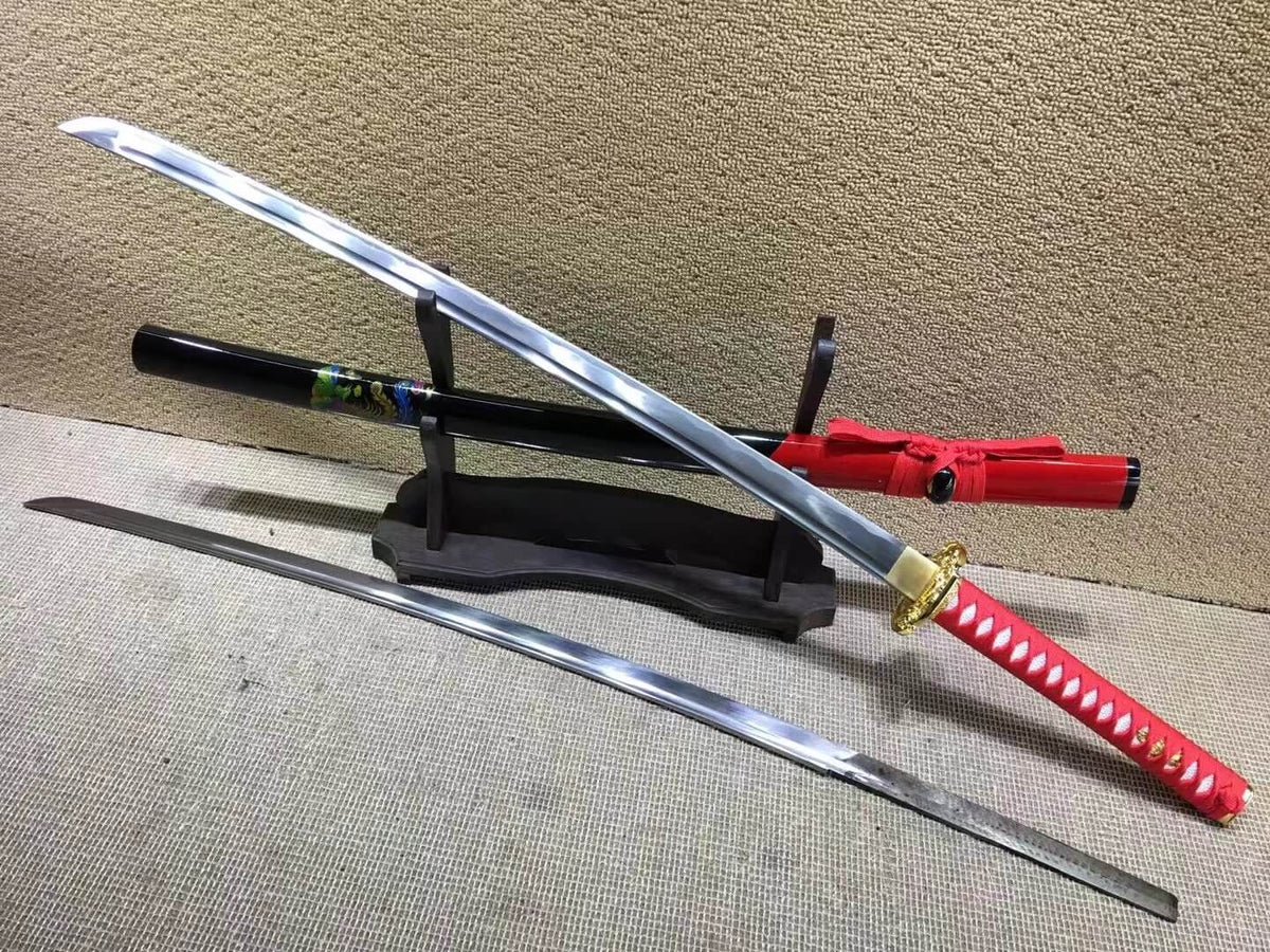 Nihontou sword,Medium carbon steel,Paint scabbard,Alloy fitted - Chinese sword shop