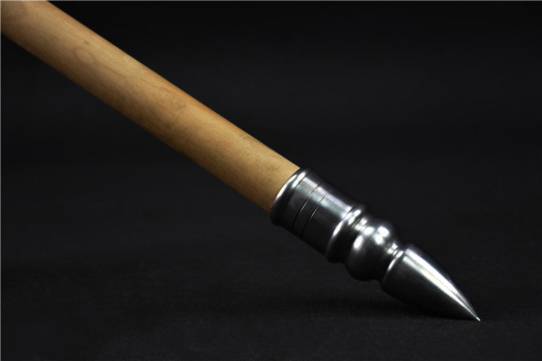 Spear,China Lance,Folding Steel Spearhead,Hardwood Rod - Chinese sword shop