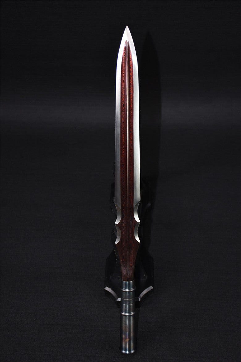 Spear,China Lance,Folding Steel Spearhead,Hardwood Rod - Chinese sword shop