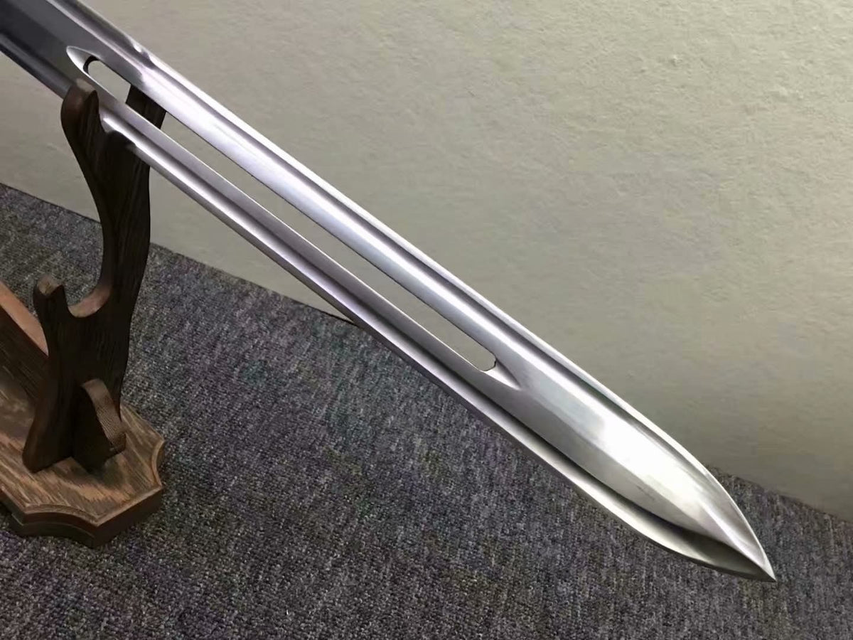Movie hero sword,High carbon steel blade,Black wood,Alloy - Chinese sword shop