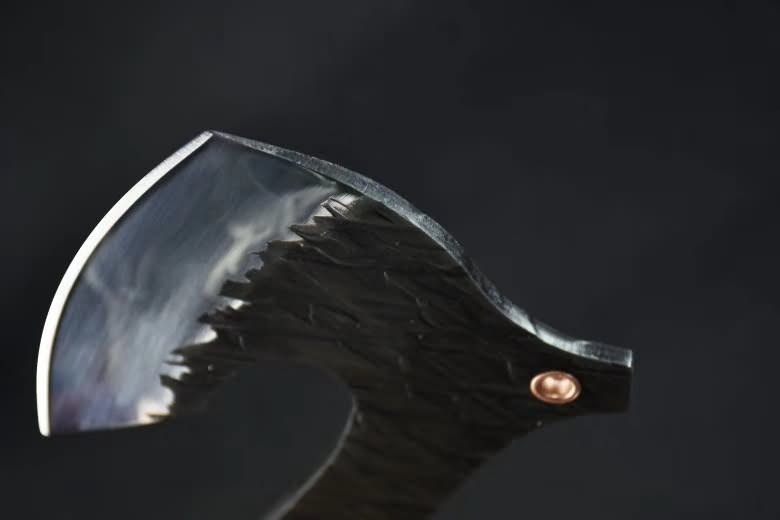 Sabrd,Axe,High carbon steel blade,Rosewood handle - Chinese sword shop