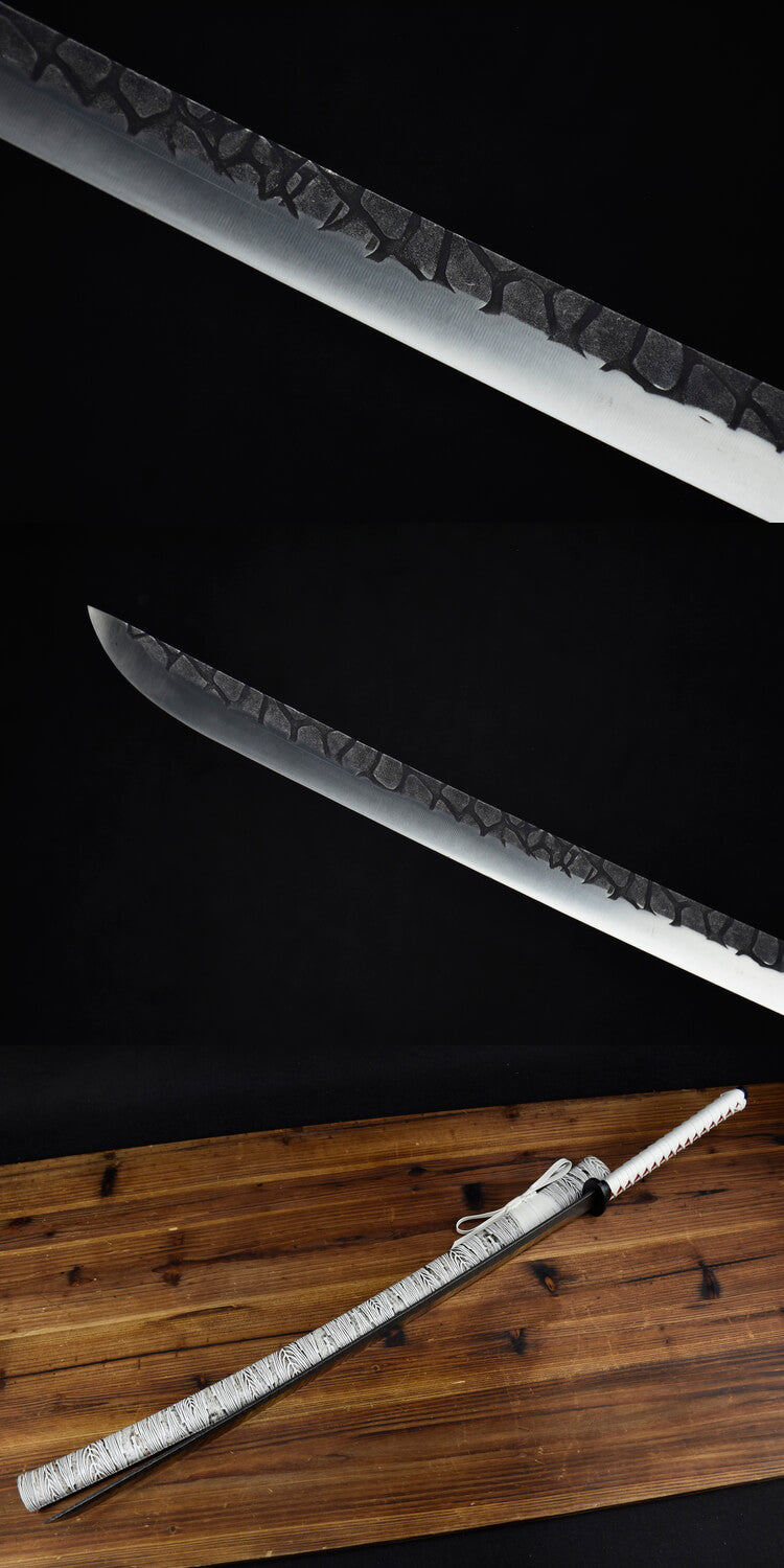 LOONGSWORD,Samrui swords Real,Full Tang,Hand Forged 5Cr15MOV Stainless Steel Blades
