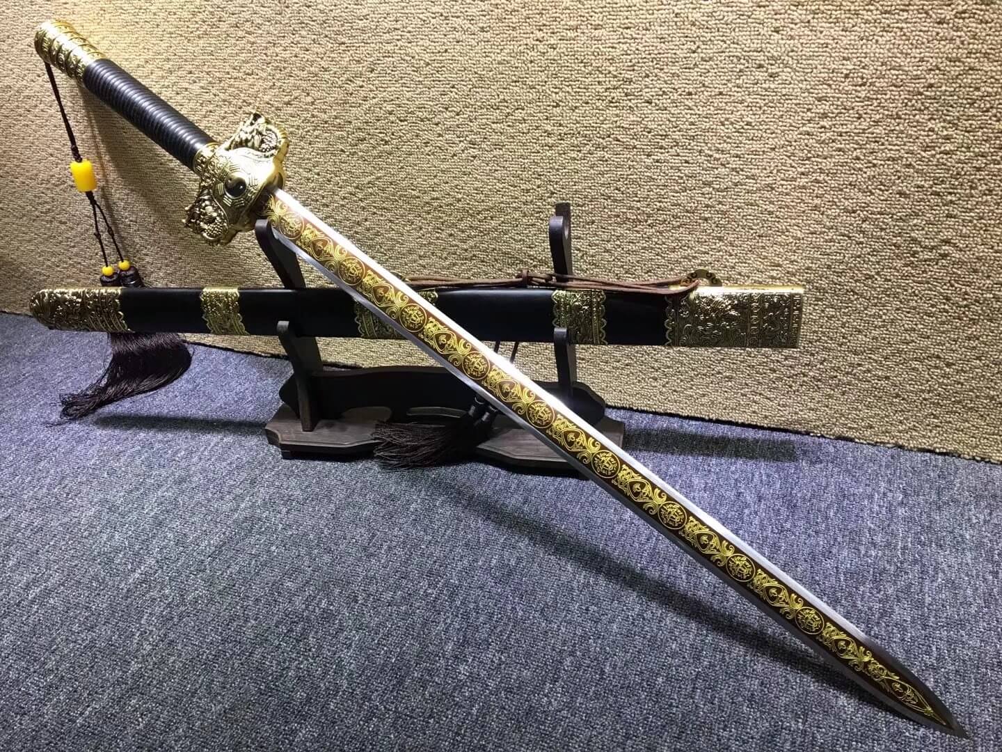 Eight Trigrams sword,High carbon steel etch blade,Length 46" - Chinese sword shop