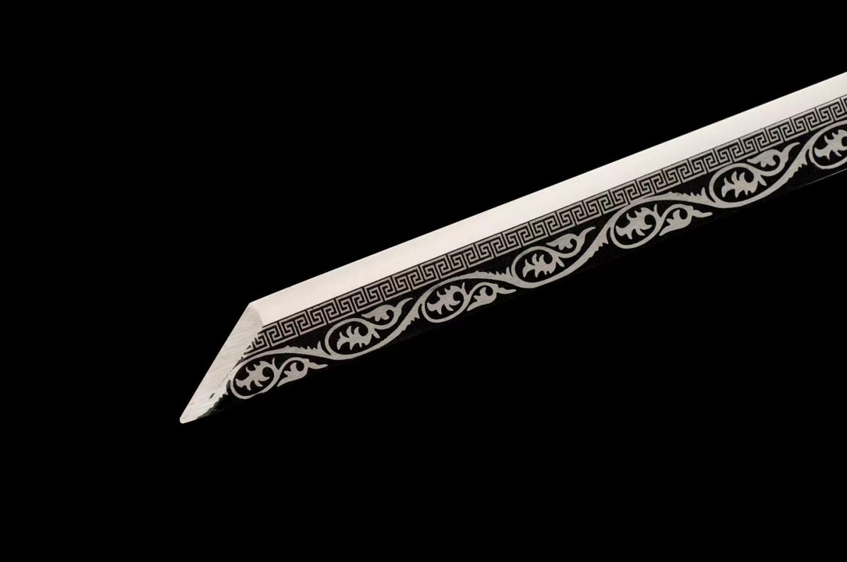 Dragon Tang dao Tactical Swords High Hardness Blade,Alloy Fittings,Pu Scabbard,LOONGSWORD