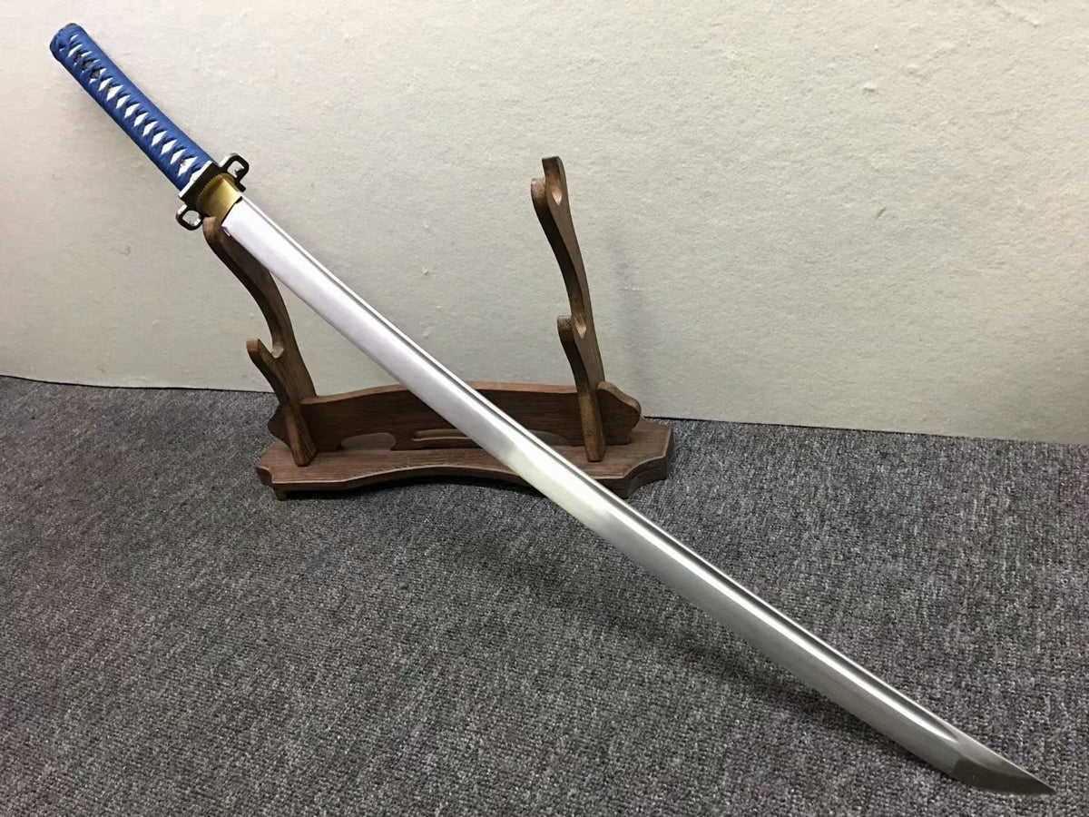 Samurai sword,kendo,Medium carbon steel blade,Black scabbard,Alloy - Chinese sword shop