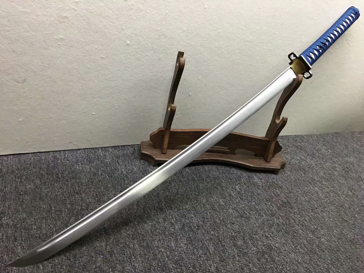 Samurai sword,kendo,Medium carbon steel blade,Black scabbard,Alloy - Chinese sword shop