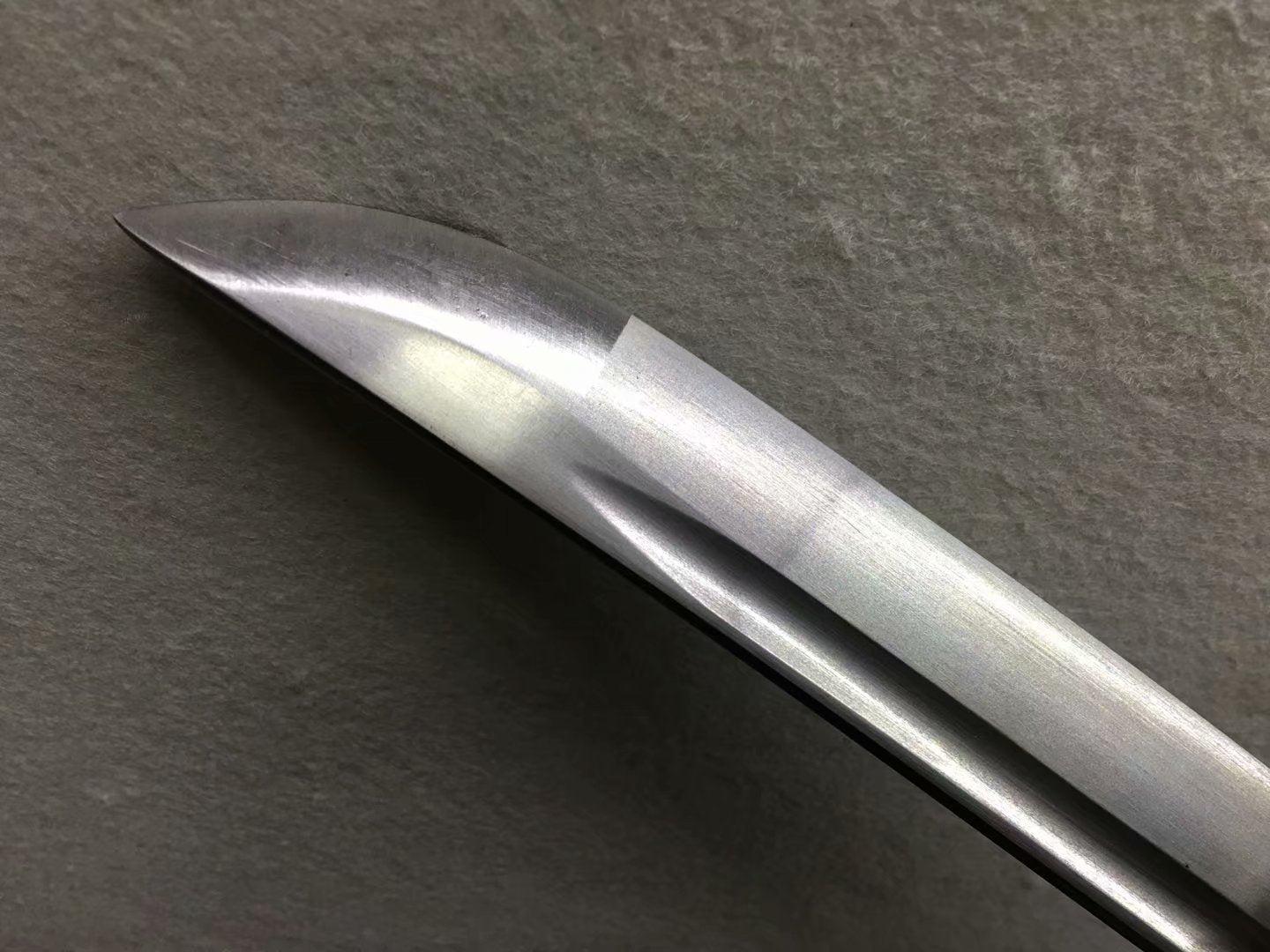 Samurai sword,kendo,Medium carbon steel blade,Black scabbard,Alloy - Chinese sword shop