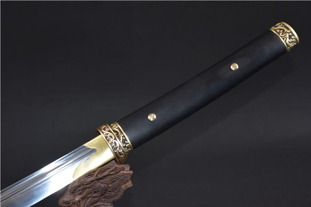 Tang dao sword,Handmade(High carbon steel blade,Brass fittings)Full tang - Chinese sword shop