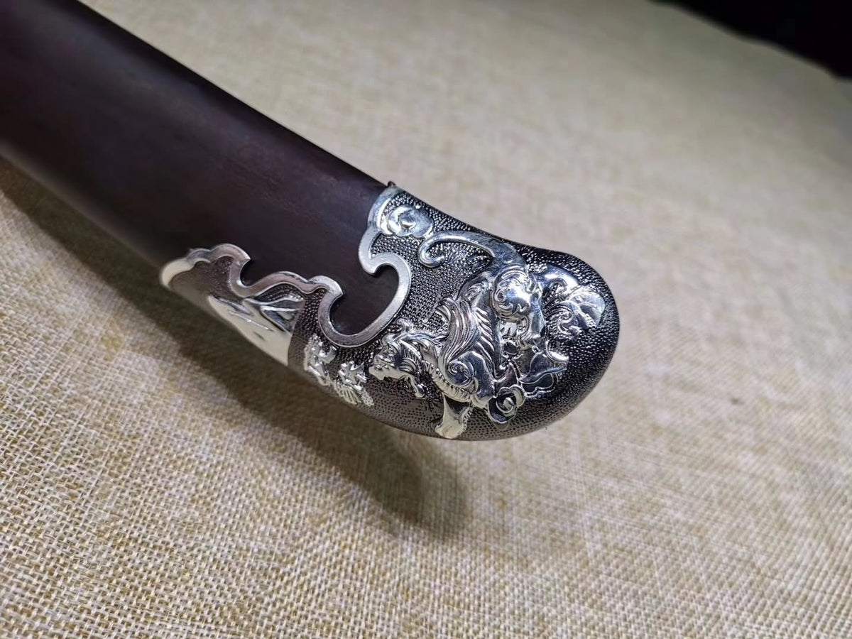 Broadsword,High carbon steel blade,Black wood scabbard - Chinese sword shop