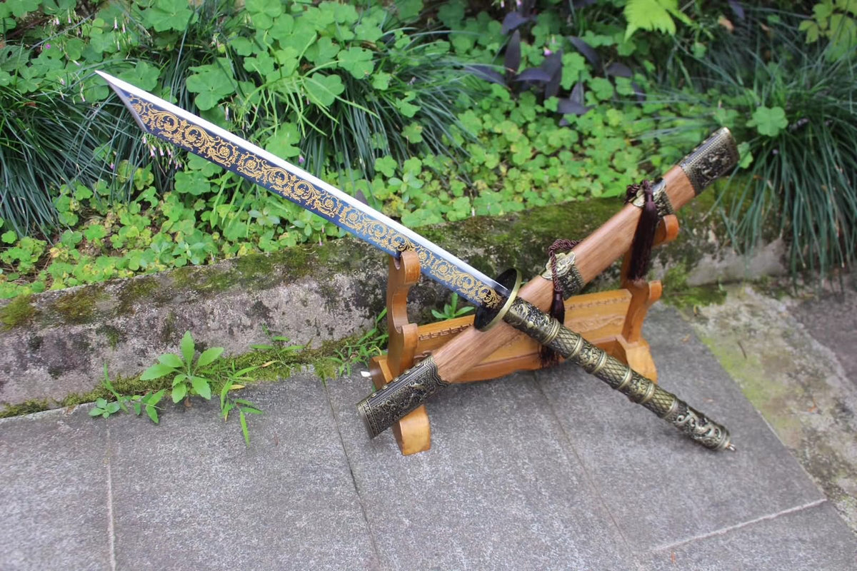 Broadsword,Handmade(High carbon steel blade,Alloy handle)Handmade art - Chinese sword shop