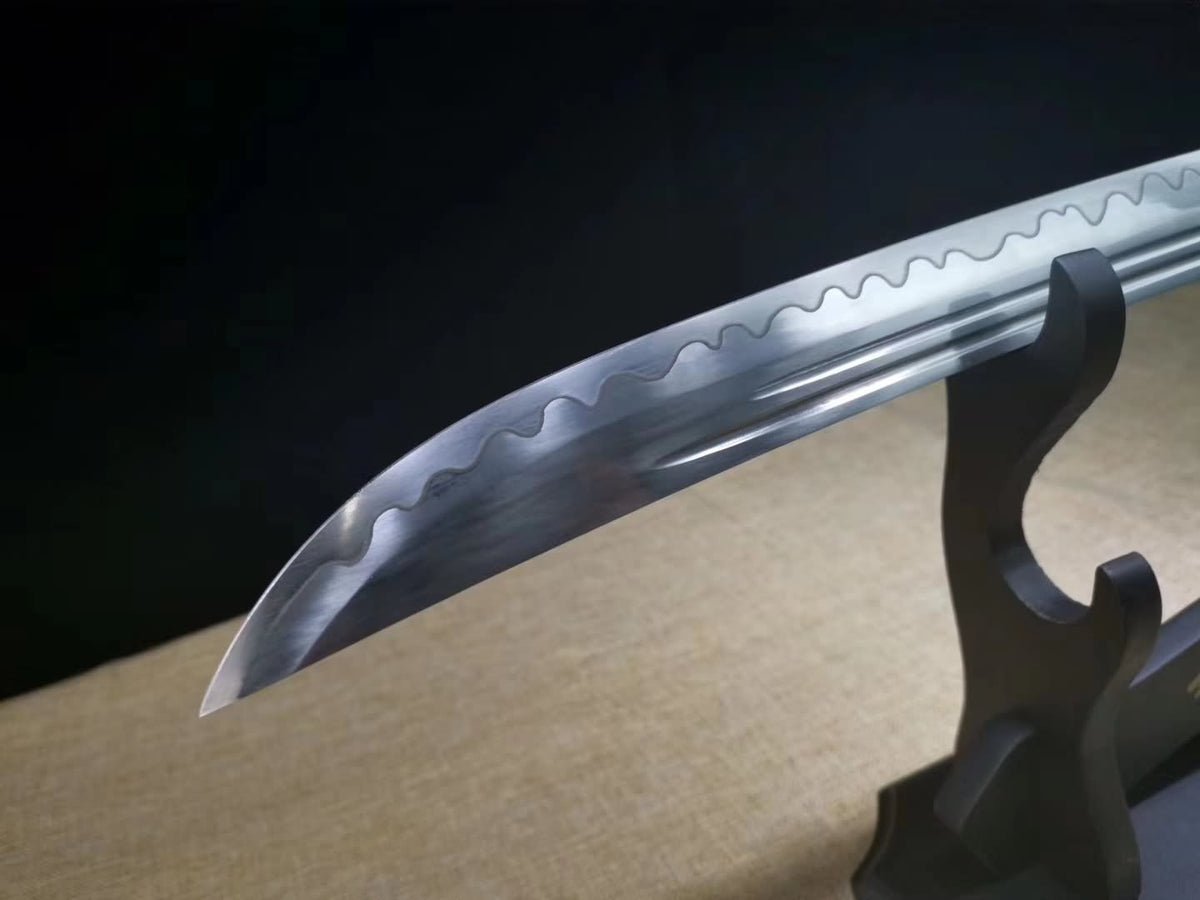 Qing dao sword,High carbon steel blade,Red scabbard,Alloy fittings - Chinese sword shop