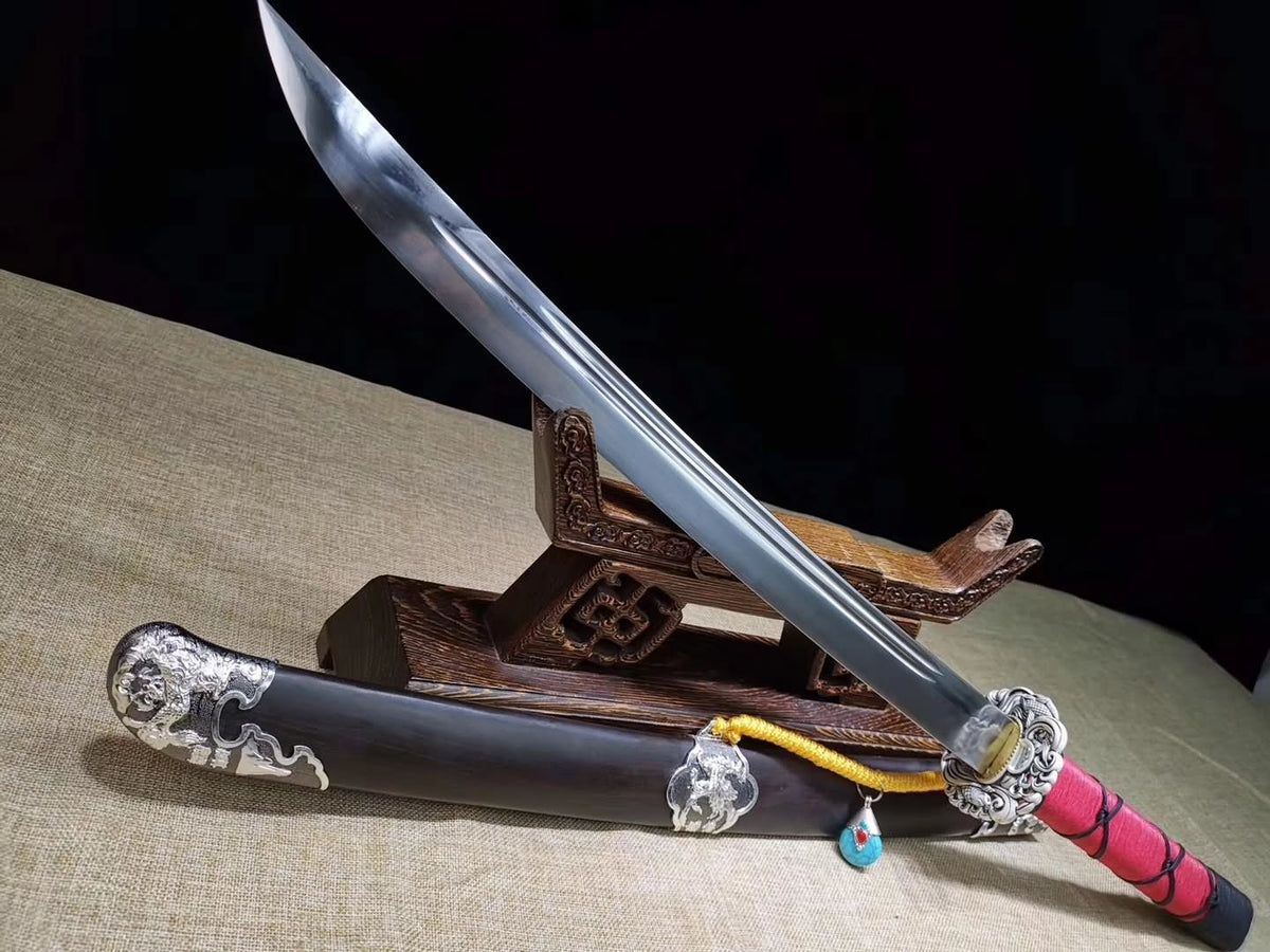 Broadsword,High carbon steel blade,Black wood scabbard - Chinese sword shop