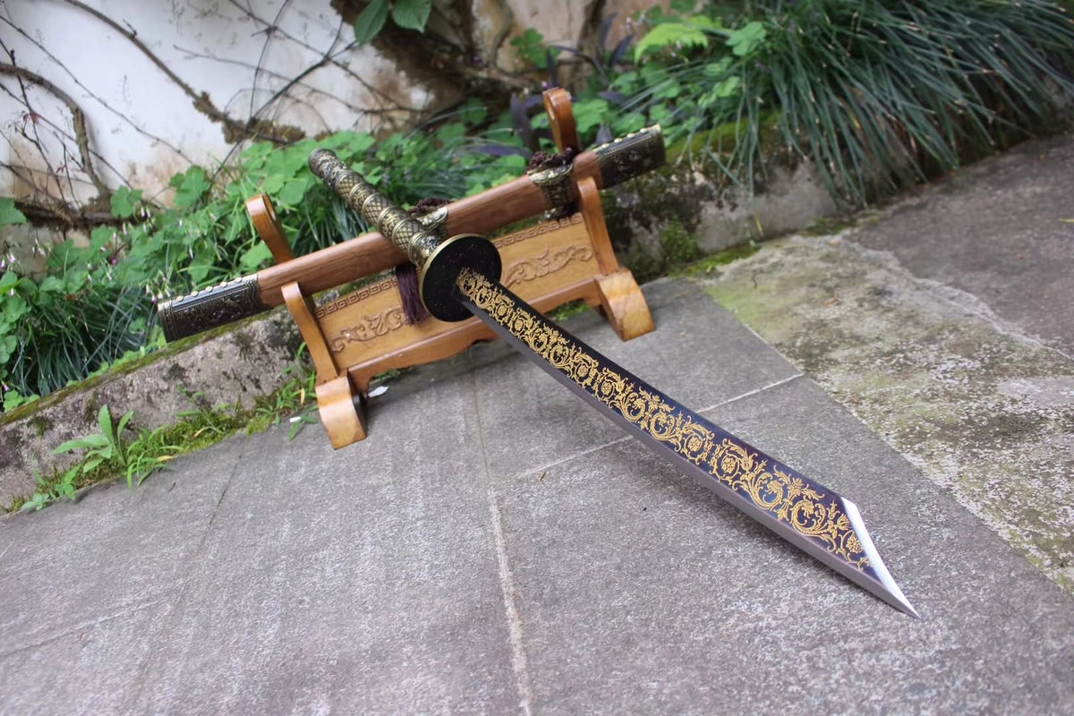 Broadsword,Handmade(High carbon steel blade,Alloy handle)Handmade art - Chinese sword shop